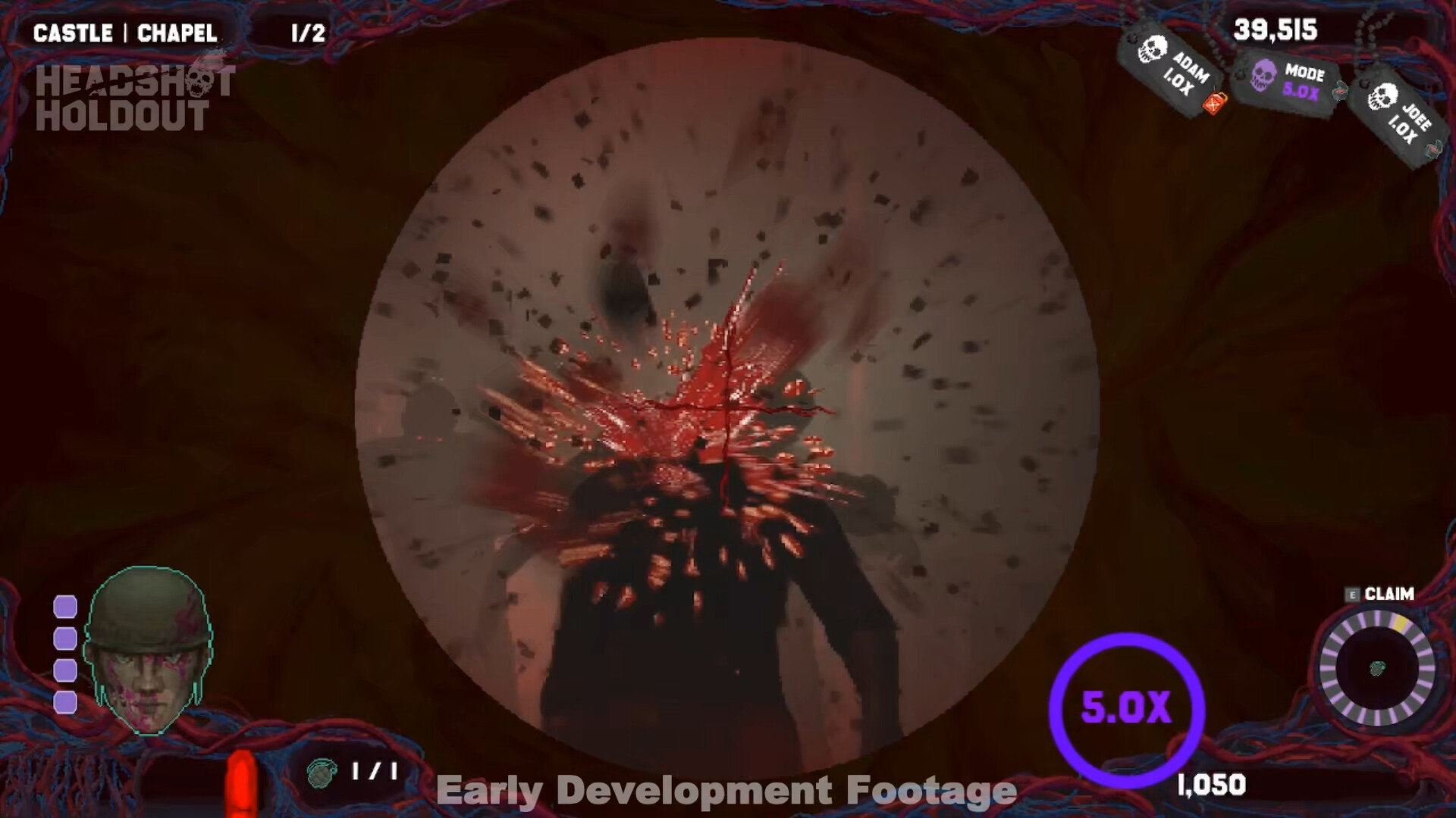 Scoped headshot at 5.0x multiplier